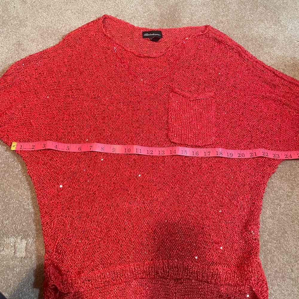 Oversized Red Sweater - Picture 5 of 7